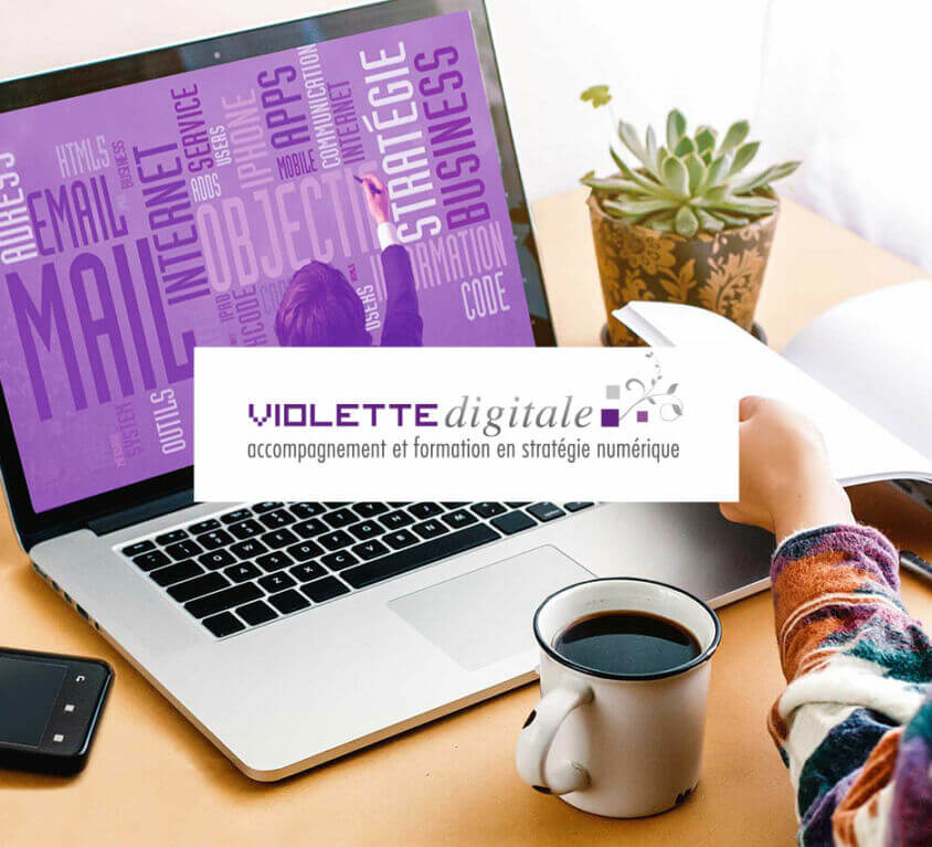 Site vitrine Violette Digitale